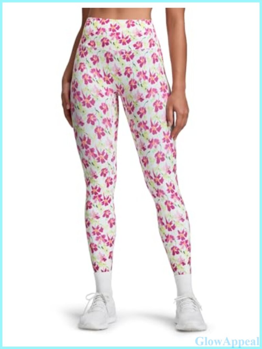 High Rise No Front Seam Yoga Leggings 25" V Back Compression Athletic